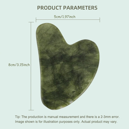 Guasha Massage Natural Stone Jade Scraper Facial Gua Sha SPA  Neck Massager for Face Lifting Wrinkle Remover Beauty Healty Tool