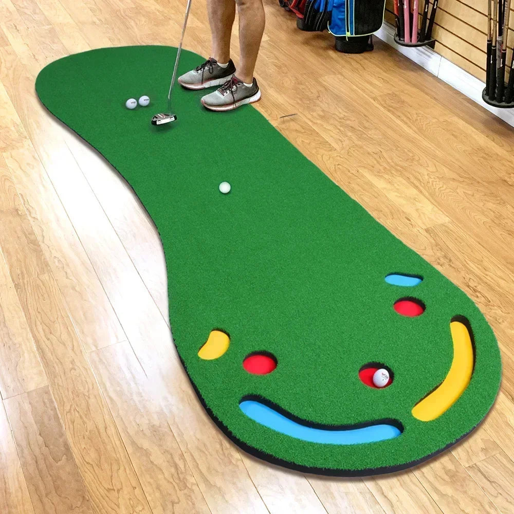 PGM Golf Green Home Golf Putting Mats Golf Putting Practice Equipment Professional Indoor Putting Practice Trainer