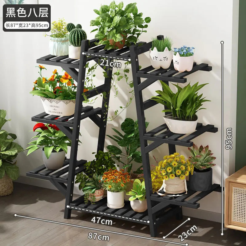 Floor-standing Rack Multi-layer Balcony Flower Rack Living Room Plant Rack Flower Pot Rack Climbing Flower Rack Succulent Plant