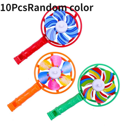 10-30 Pcs Kids Party Favors Bulk Toys Gift Kids Whistle Windmill Toy Pinata Stuffing Carnival Prizes Boys Girls Birthday Gifts