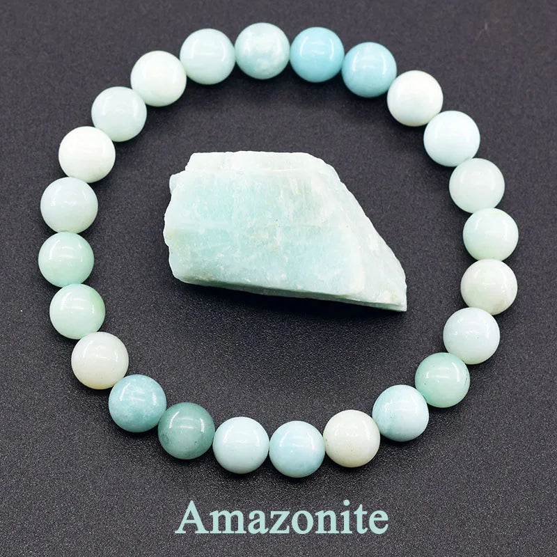 Natural Amethyst Quartz Crystal Bead Bracelet Health Bracelet for Women Weight Loss Fatigue Pressure Fatigue Relief Yoga Jewelry
