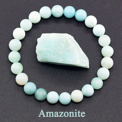 Natural Amethyst Quartz Crystal Bead Bracelet Health Bracelet for Women Weight Loss Fatigue Pressure Fatigue Relief Yoga Jewelry