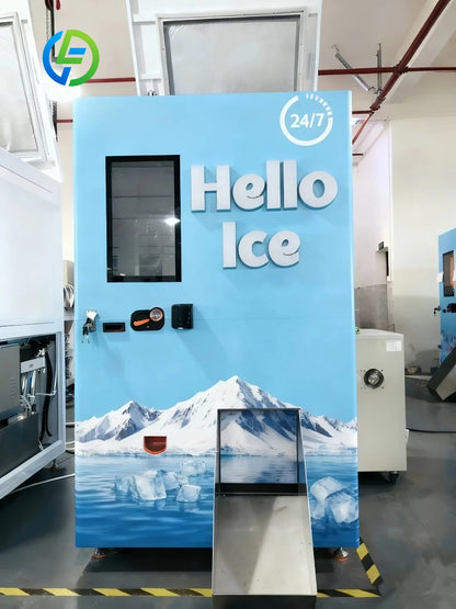 FL Customized Vending Machine Supplier Outdoor Self Serve Ice Vending Machine  Ice Cube Vending Machine