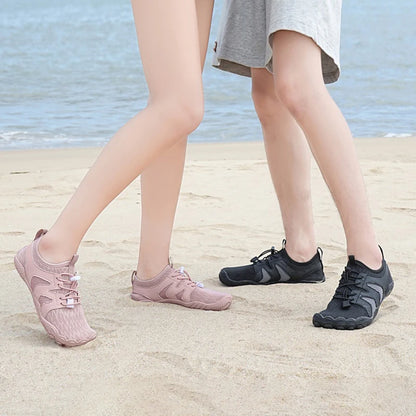 Men Women Water Shoes Upstream Wading Swimming Barefoot Five Fingers Aqua Shoe Beach Seaside Trekking Summer Unisex Sneakers New