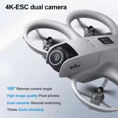 WiFi Foldable Micro Aircraft Fixed Height Freestyle Quadcopter RC Helicopter Kids Toy 8K HD Camera 2026 New Hot GT3 Mini Drone