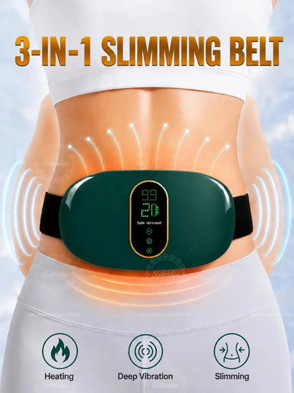 Slimming Belt Massager Electric Vibrating Men's Abdominal Flat Stomach Belly Fat Burning Slimming Belt for Women for the Stomach