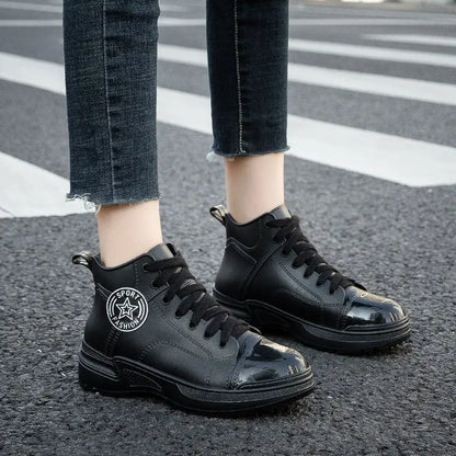 2026 New Heavy Duty Thick Bottom Rubber Rain Boots Woman Waterproof Anti-skid Casual Boots for All Seasons Female Water Shoes