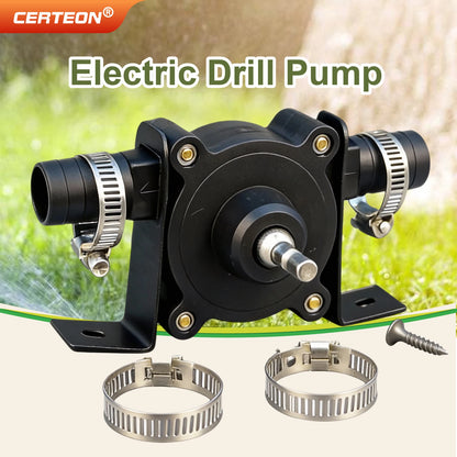 Electric Drill Pump Water Transfer Pump Self Priming Portable Mini Water Pump Drill Powered Fluid Transfer Pump 120W-650W