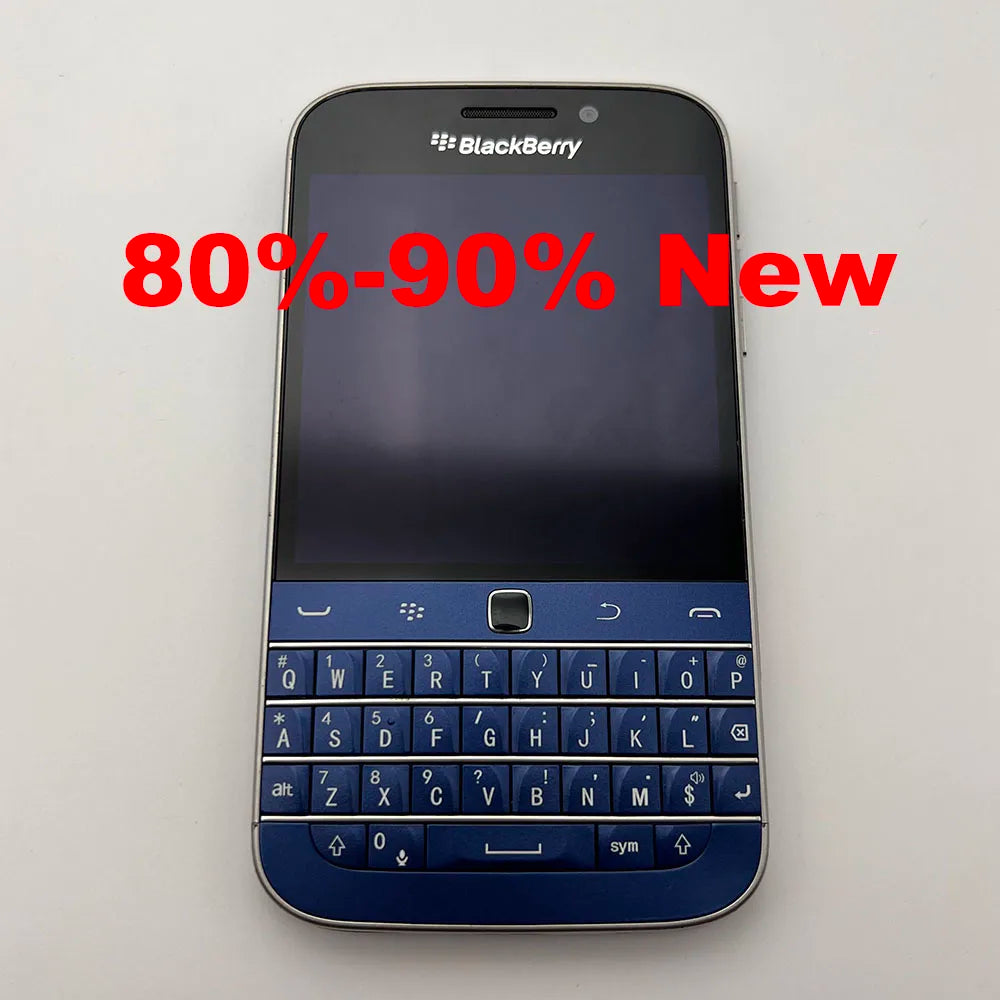 Original BlackBerry Classic Q20 QWERTY Keyboard 3.5" ROM 16G LTE Unlocked 4G Mobile Phone 80-90% New.