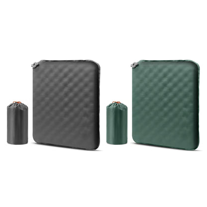 Portable Self Inflating Seat Cushion 5 Seconds Auto Inflate Camping Pad with Memory Foam Lightweight Travel Pillow for Outdoor