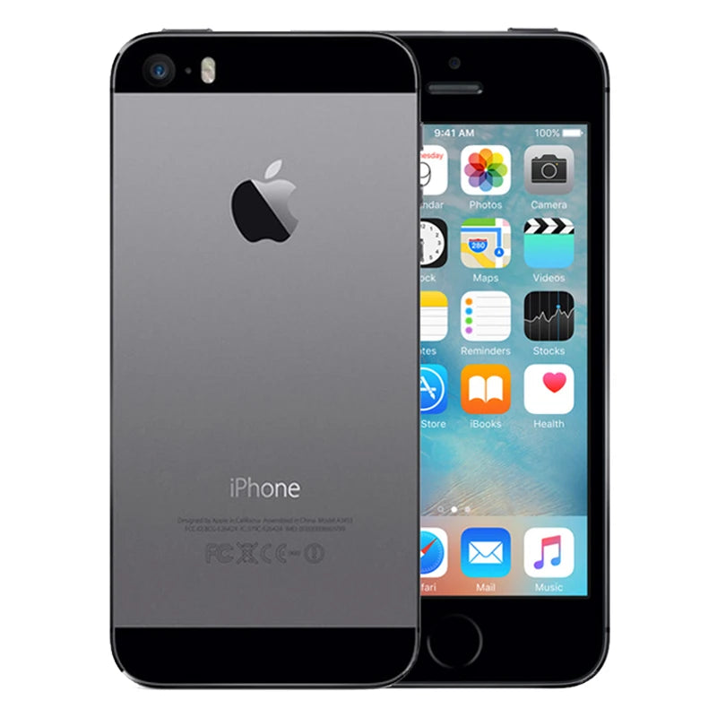 Original Apple iPhone 5s 4G Mobile Cell Phone 4.0" ROM 16GB WIFI IOS Fingerprint Unlocked CellPhone.