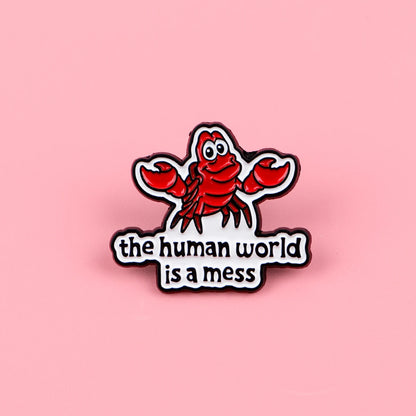 Cute Frog Enamel Pin Cartoon Animals Brooch for Fans Backpack Clothing Decoration Movie Jewelry Christmas Gifts