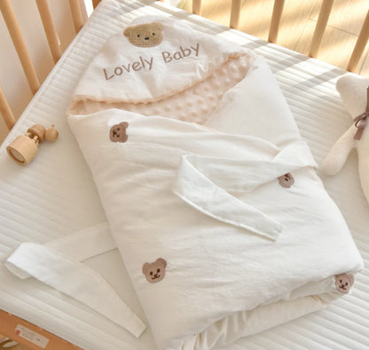Newborn Baby Blanket Envelope Baby Receiving Blankets Boy Girl Cotton Soft Infant Swaddle Wrap Blankets For Stroller Crib Stuff