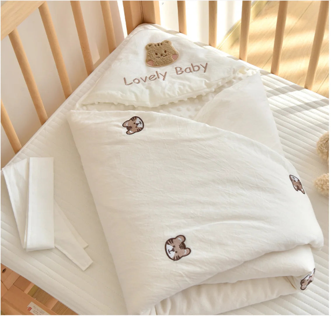 Newborn Baby Blanket Envelope Baby Receiving Blankets Boy Girl Cotton Soft Infant Swaddle Wrap Blankets For Stroller Crib Stuff