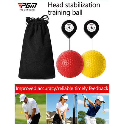 PGM Golf Head Stability Training Tool Portable Golf Swing Trainer Head Posture Correction Practice Golf Training Accessories