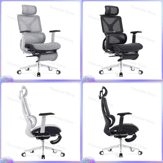 Gaming Chair with LED Lights Ergonomic Mesh Back Office Chair for Gamers Computer Desk Chair Adjustable Height Reclining