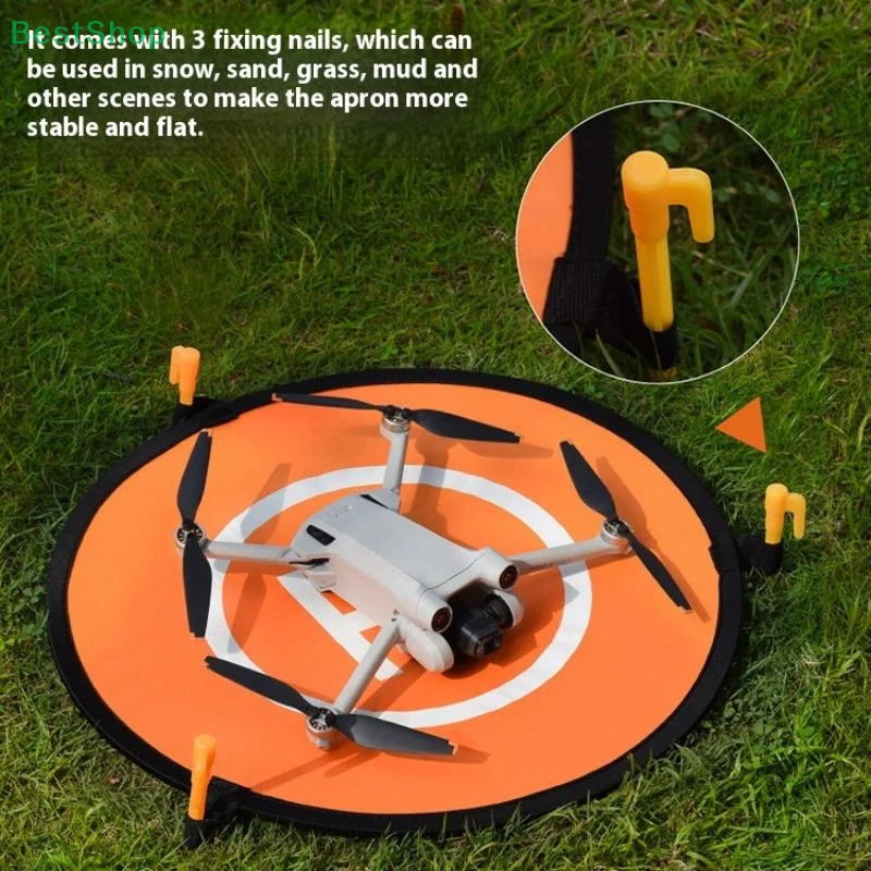 Drone Landing Pad 55cm Foldable Waterproof Double-Sided Portable Helipad for RC Drone Quadcopter