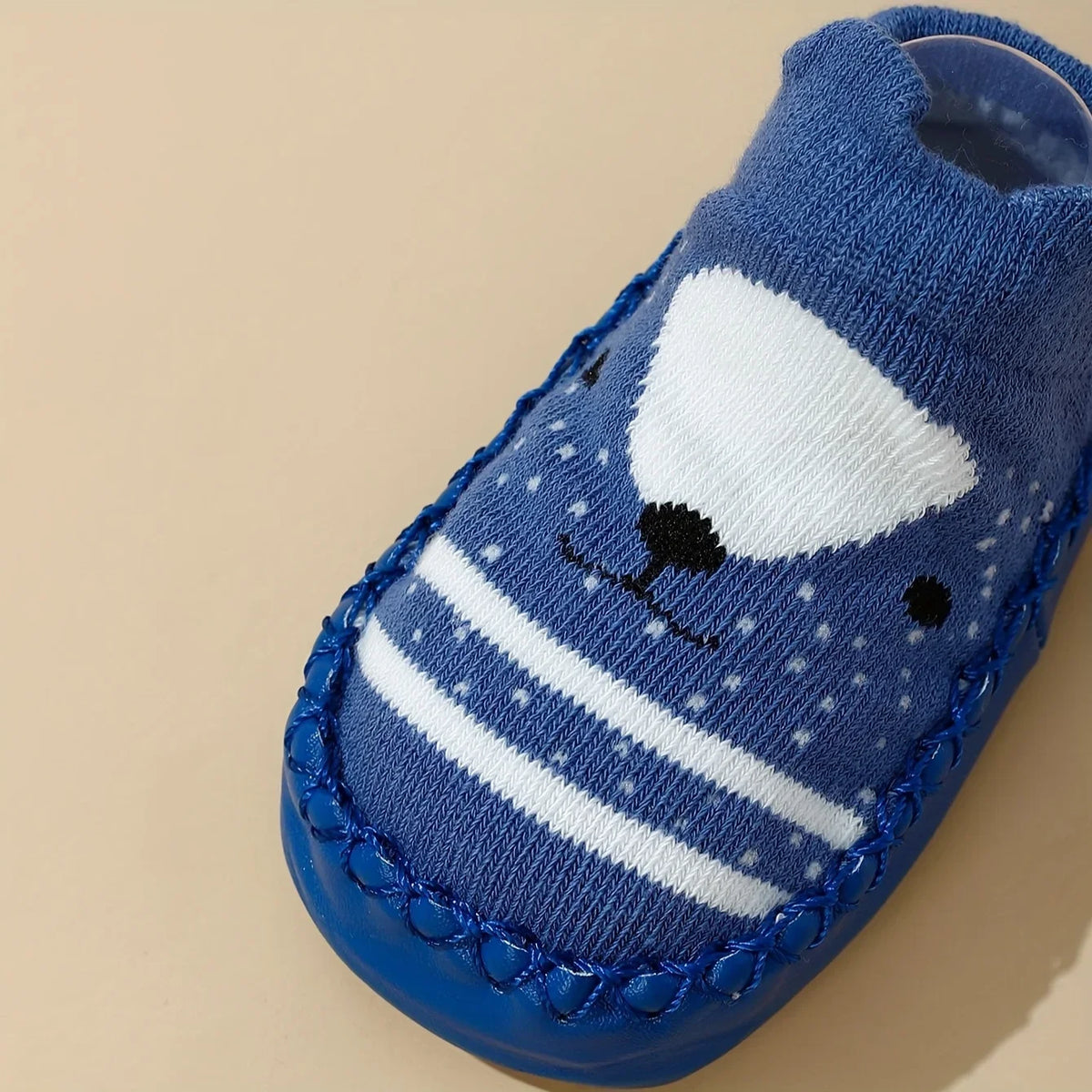 1 Pair Spring Autumn Cartoon Cute Baby Toddler Anti-Slip Dot Glue Boat Socks, Suitable for Indoor Outdoor, Daily Wear, Ideal for Learning to Walk Children