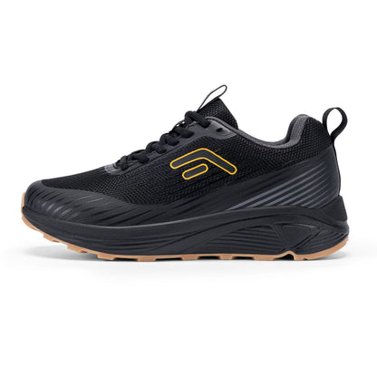 Fittington Men’s Sports Shoes Extra Wide Trail Running Shoes for Men Non-slip Men Sneakers Cushioning Hiking Shoes Support Arch