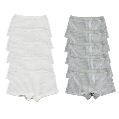 10PCS Fast Shipping M-XL 95% Cotton Boxer Shorts Women Sports Panties Yoga Panty for Female Underpants