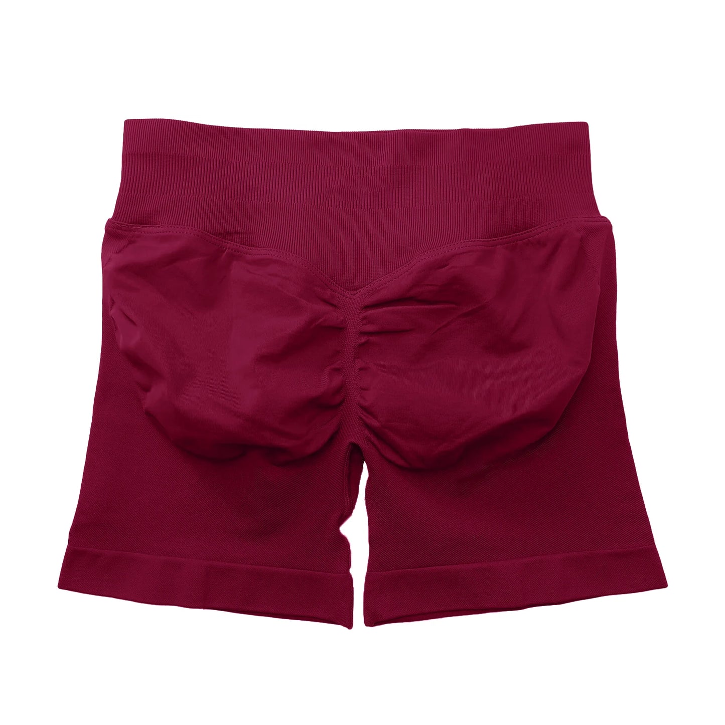 NCLAGEN GYM Shorts 4.5" Women Activewear Fitness Sports Biker Shorts Low Ribbed Band Workout Scrunch Butt Yoga Seamless Leggings