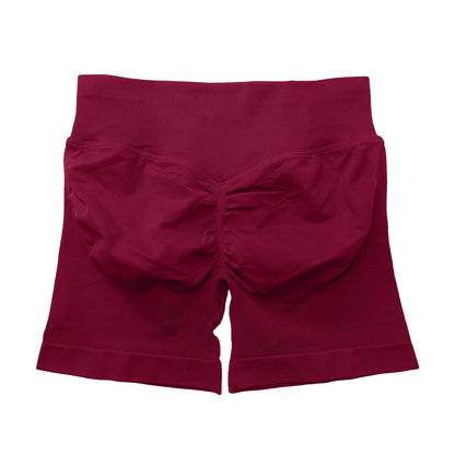 NCLAGEN GYM Shorts 4.5" Women Activewear Fitness Sports Biker Shorts Low Ribbed Band Workout Scrunch Butt Yoga Seamless Leggings
