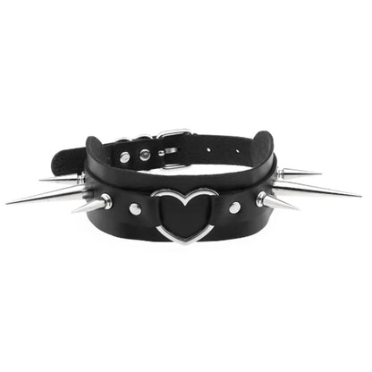 1pc Harajuku Gothic Spike Rivet Star Necklaces Collares Hip Hop Rock