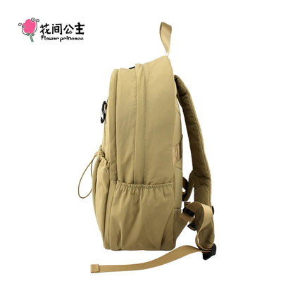 Flower Princess Solar 2025 New Original Women's Backpacks Commuting Travel School Simple Backpack Female Bag for Woman Back Pack
