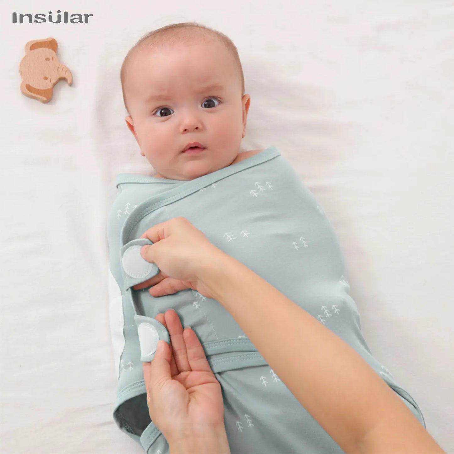 3Pcs Cute Newborn Baby Blankets Swaddles Set 100%Cotton Boys Girls Adjustable Swaddle Infant Swaddle for 0-6 Month