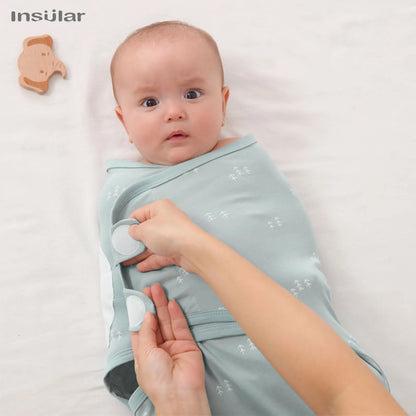 3Pcs Cute Newborn Baby Blankets Swaddles Set 100%Cotton Boys Girls Adjustable Swaddle Infant Swaddle for 0-6 Month