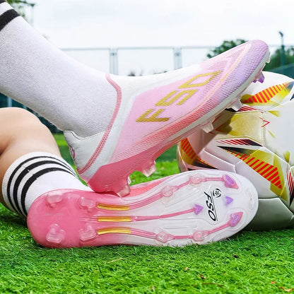 New Men Football Boots High-quality Soccer Shoes Sneakers Match Indoor Non-Slip Grass Cleats High-top Futsal Hot-selling Outdoor