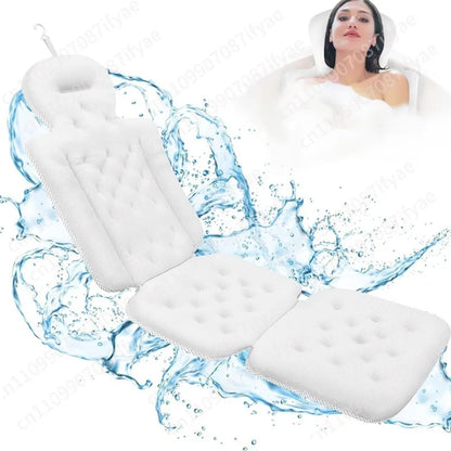 Special non-slip bath in the bathtub, bathtub pillow cushion, household 3d4d5d bathroom non-slip full body bath mat