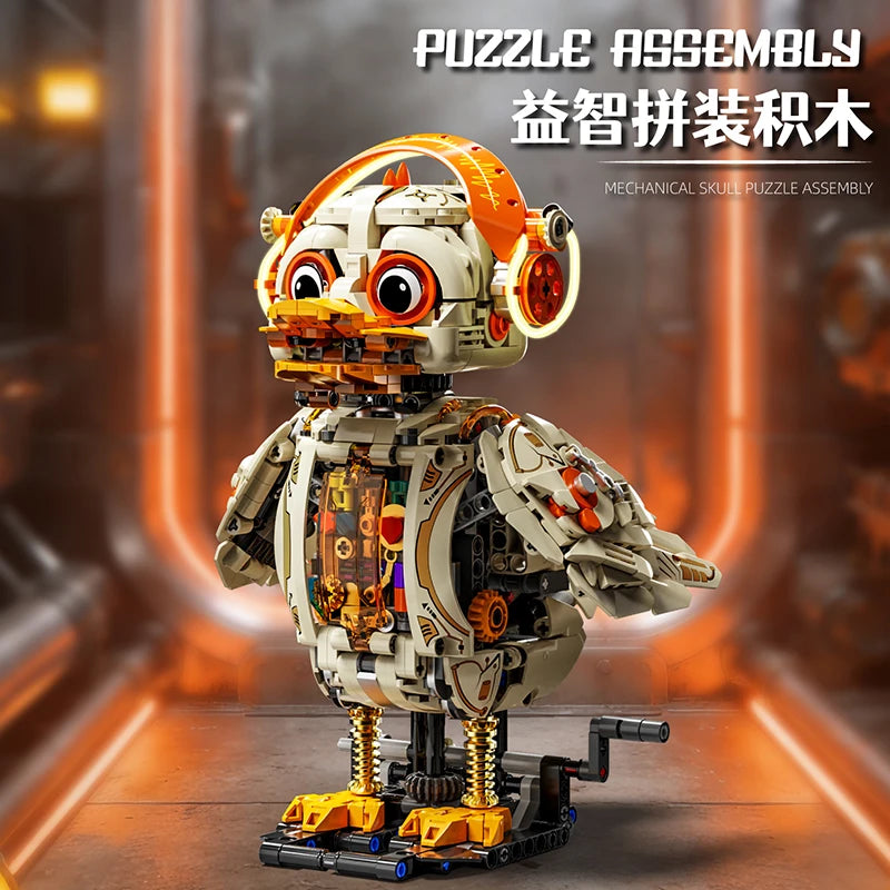 Mechanical Duck Building Blocks Set 1168pcs Robotic Animal Model STEM Educational Toy for Kids Children Gift Tech Robot DIY Kit