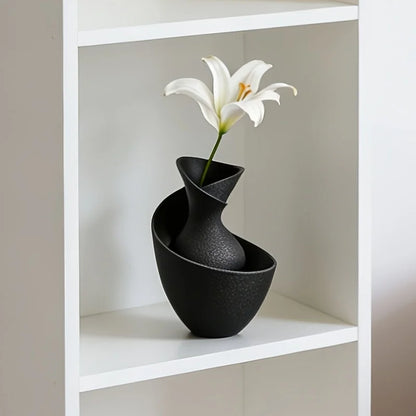Minimalist Nordic Vase, Light Luxury Tabletop Ornament, Art Flower Arrangement Decor for Entryway Living Room