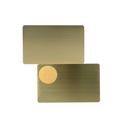 1PCS, Metal NFC Card 215/216 Chip,Smart Business Social Digital Card,13.56MHZ