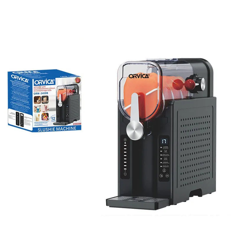 220V Home Slushie Machine Slush Ice Machine Ice Cream Machine Fully Automatic Beverage Slush Machine Snow Melting Machine