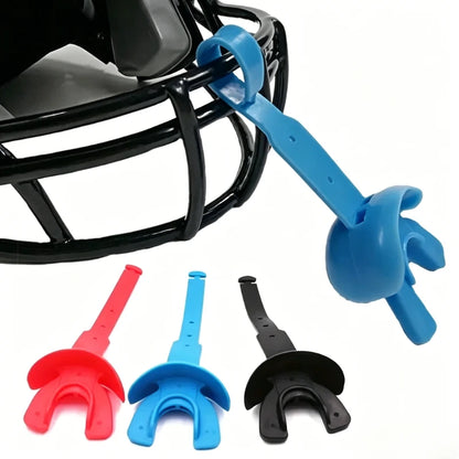1Pc Football Mouthguard With Lip Protection Mouth Guard with Strap Mouth Protector Rugby Boxing Basketball Karate Accessories