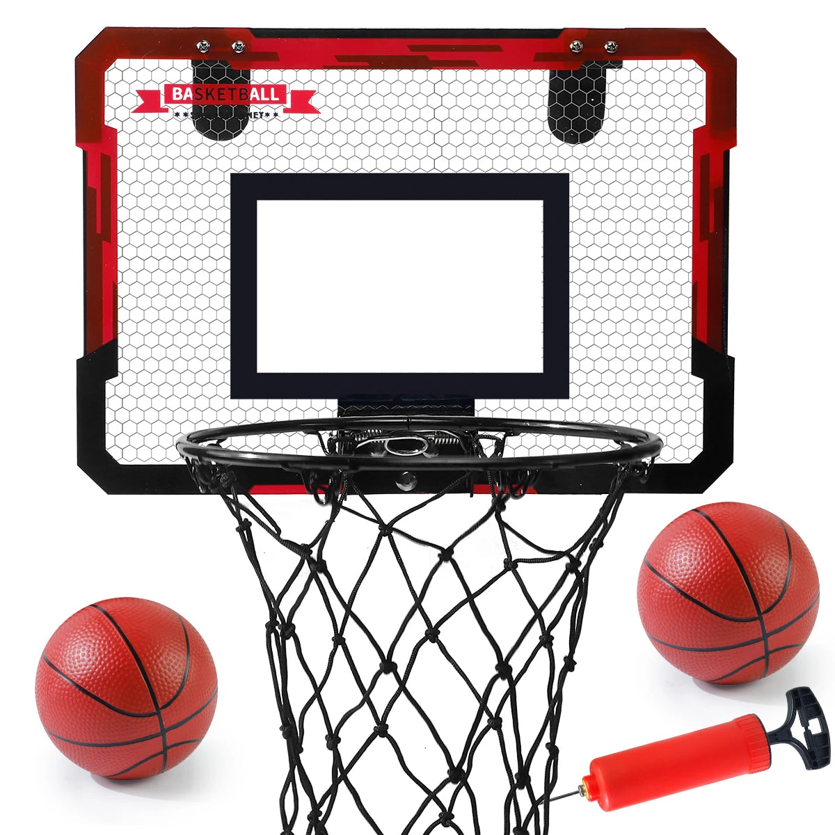 Indoor Kids Basketball Hoop, Dunkable Mini Basketball Hoop Over-the-Door, Teen Gift Toy, Halloween/Christmas/Thanksgiving gifts