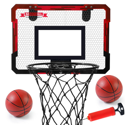 Indoor Kids Basketball Hoop, Dunkable Mini Basketball Hoop Over-the-Door, Teen Gift Toy, Halloween/Christmas/Thanksgiving gifts
