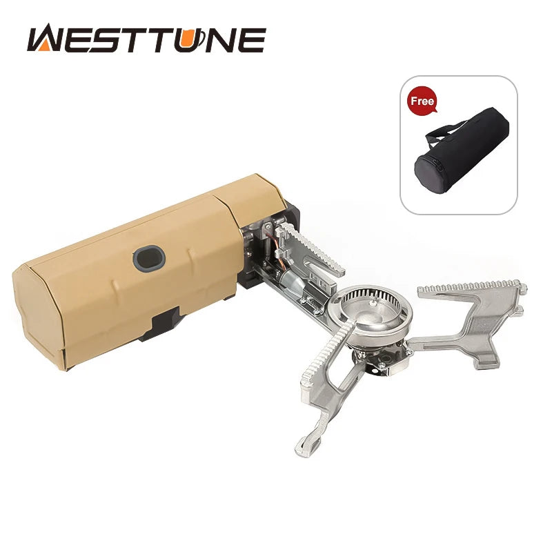 Camping Gas Stove 2670W Portable Folding Cassette Gas Burner Outdoor Picnic Travel Cooking Grill Cooker Heating System