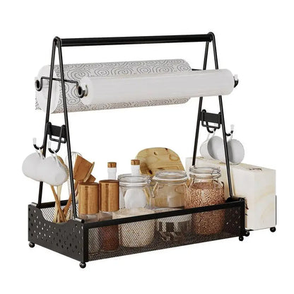 Grill Caddy For Outdoor Grill Camping Utensils Storage Caddy Barbecue Tool Caddy Camping Must-Haves Storage Caddy For Camping
