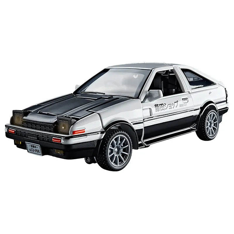 AE86 Defromed Alloy Car Model Robot 19.5cm Action Figure Initial Drift Tofu Cart Toys