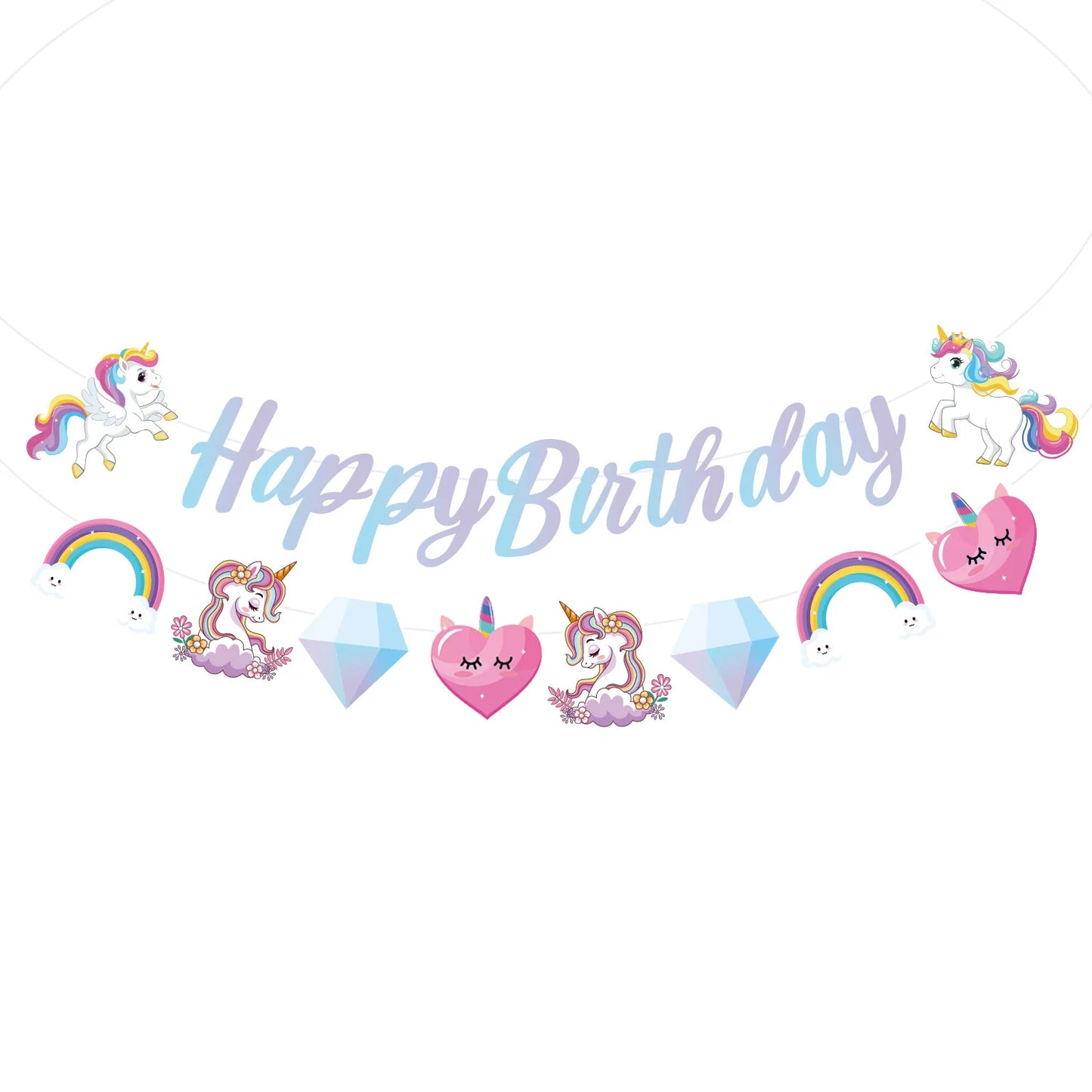 Rainbow Unicorn Balloon Unicorn Party Decor Supplies Unicorn Birthday Party Decoration Baby Shower Kids Girls Birthday Decor
