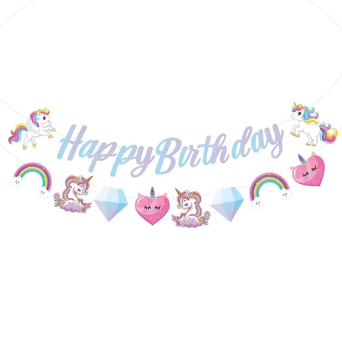 Rainbow Unicorn Balloon Unicorn Party Decor Supplies Unicorn Birthday Party Decoration Baby Shower Kids Girls Birthday Decor