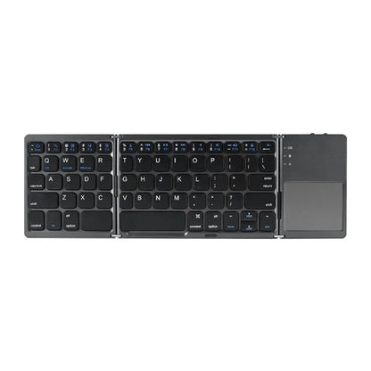 FlipStylez™ 3-Fold Wireless Bluetooth Keyboard with Touchpad – Compact, Rechargeable, Multi-Device, Windows, iOS, Android & Mac | FlipStylez LLC®