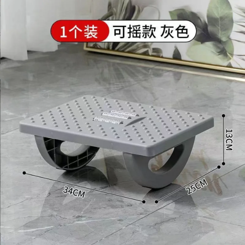 Portable Under Desk Foot Support Massage Roller Stool Ergonomic Foot Rest for Working Relax