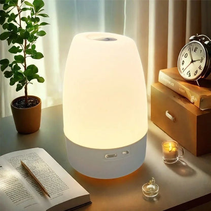 Touch LED Lights Dimmable LED Night Light Remote Control USB Rechargeable Led Table Light 3 Colors Night Lamp For Kids Gift