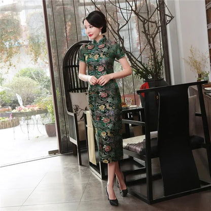 Fashion Clothes Party Vintage Casual Summer Elegant Traditional Chinese Clothing Cheongsams Chinese Dress Qipao Ethnic Style