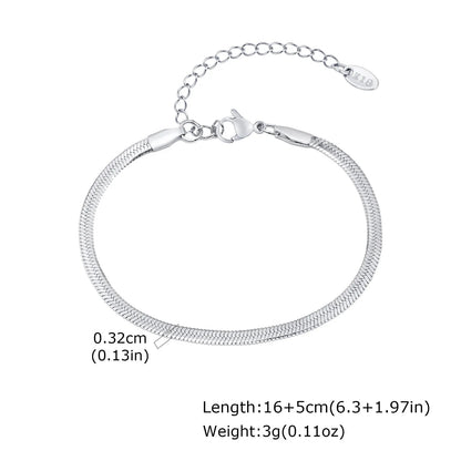 1/2/3pcs Chain Bracelet for, Stainless Steel Twisted Rope Cuban Chain
