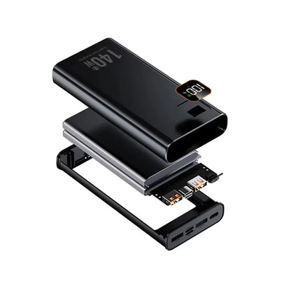Lenovo 140W Ultra Capacity 500000mAh Super Fast Charging Portable Charger Power Bank For IPhone Samsung 2027